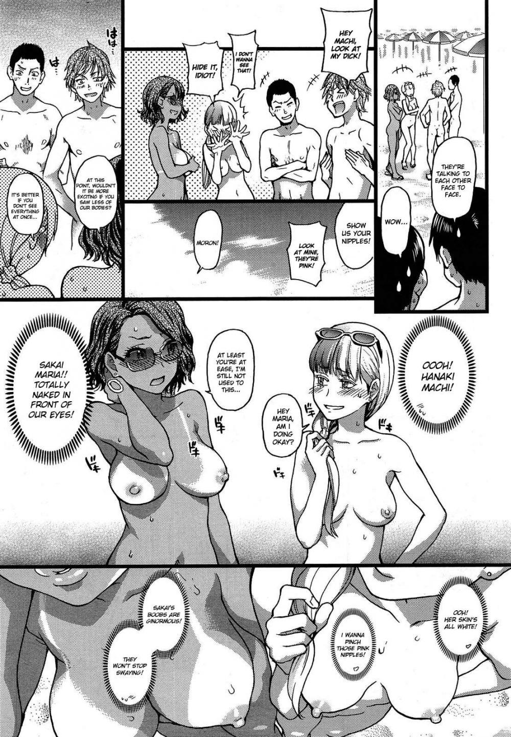 Hentai Manga Comic-Nudist Beach ni Shuugakuryokou de!!-Chapter 1-14